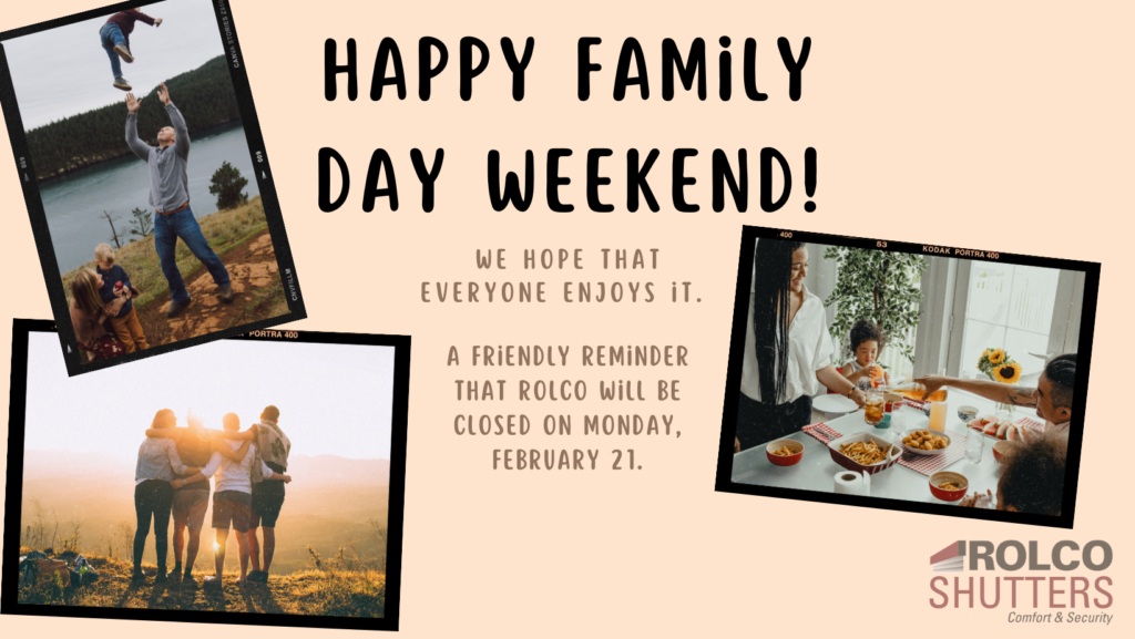 Rolco Shutters Happy Family Day